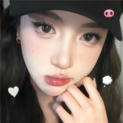 抖音热门女头很流行真人 温柔有点调皮的女头