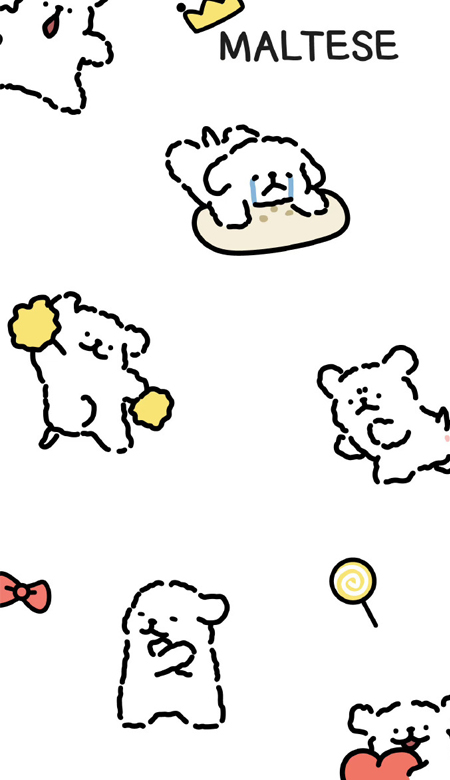 2023线条小狗联名瑞幸咖啡壁纸 超好看的气质皮肤合集