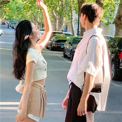 真人超甜的情头颜值超高 2023超漂亮的真人情头合集