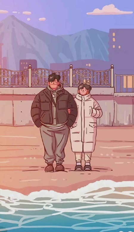 超可爱的情侣日常壁纸合集动漫 超级想拥有甜甜的恋爱啦