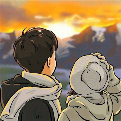 限定款的热门动漫甜甜的情头 一定要跟对象用的情头