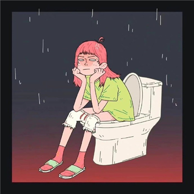 卡通情头超萌一男一女不易撞 超赞的情头一对超好看