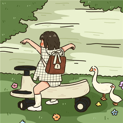 动漫闺蜜双人头像ins高级质感 我曾遇见一片光日落时还给了太阳