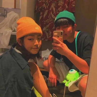 唯美情头一男一女分开真人 超温柔感的幸福情头