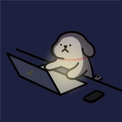 线条小狗情头超甜最热 超甜美的情头合集