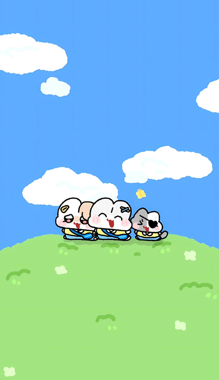 奶呼呼的很清新的壁纸 颜色清新颜值舒心的皮肤