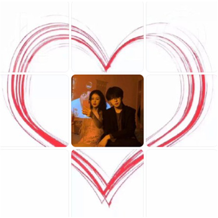 2023七夕九宫格最佳配图 打扰一下秀个恩爱