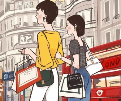 女孩子逛街发朋友圈的句子 女孩子逛街的心情说说