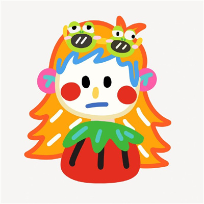 2024和好朋友一起换的手绘可爱头像 不是小孩子了揪着不放就没意思了