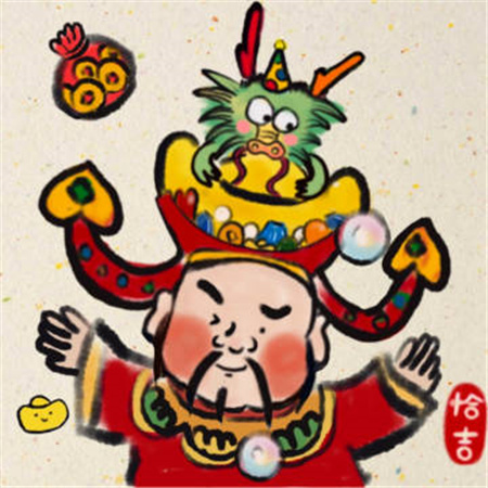 2024除夕跨年朋友圈九宫格排版 愿我们2024平安喜乐