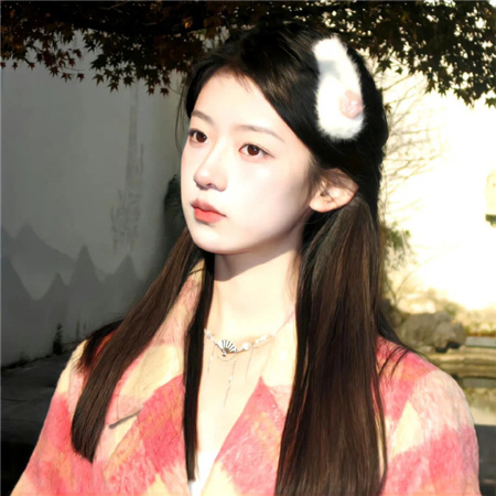 招桃花少女感女生微信配图 失落时悄悄伸出手和风击个掌