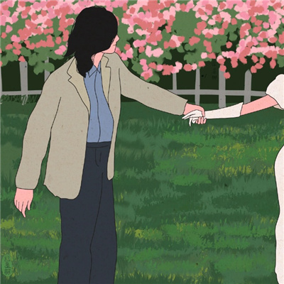 520秀恩爱插画情头一对2024 和喜欢的人一起用的插画情头